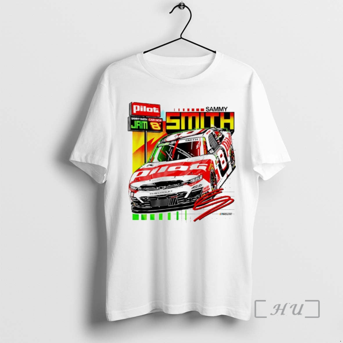 Officials Sammy Smith 8 Pilot Car Cua Jr Motorsports Team Apparel Premium T Shirts Sweater