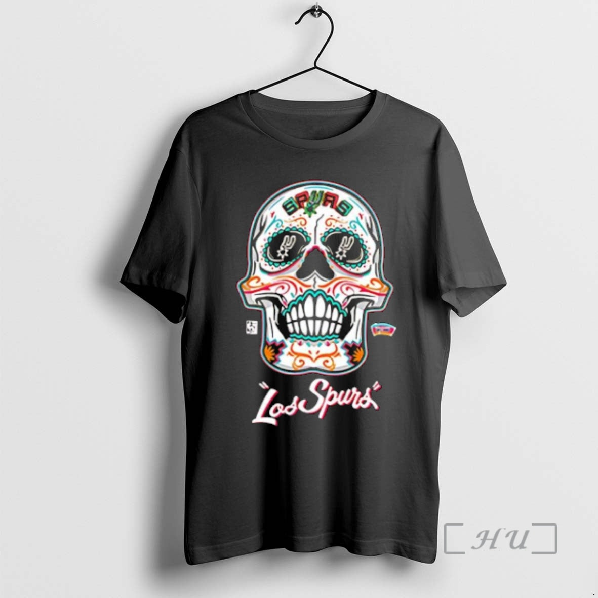 Officials San Antonio Spurs Sugar Skull Graphic Retro