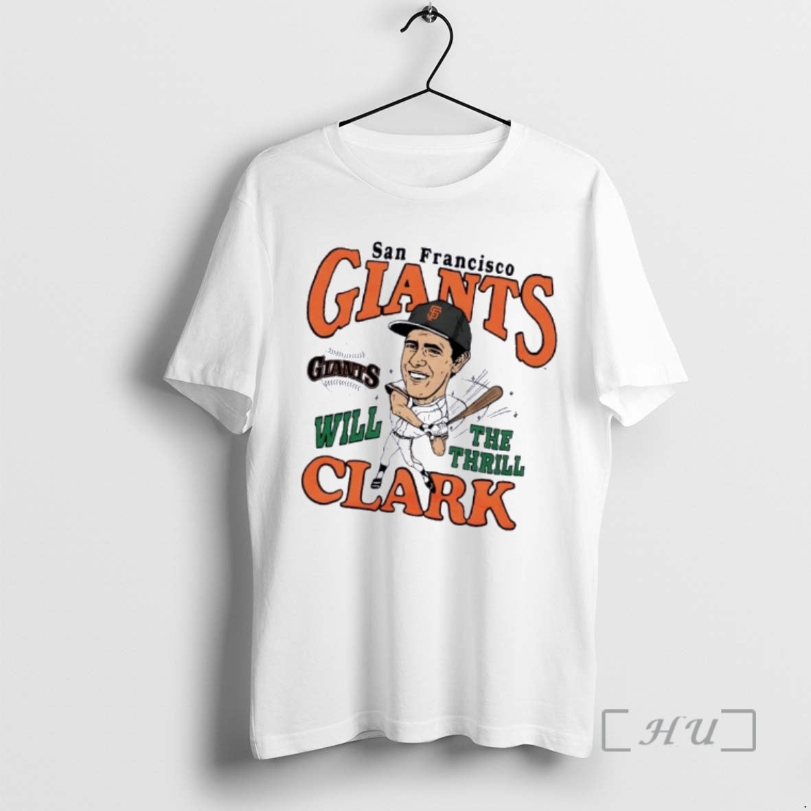 Officials San Francisco Giants The Thrill Will Clark Caricature