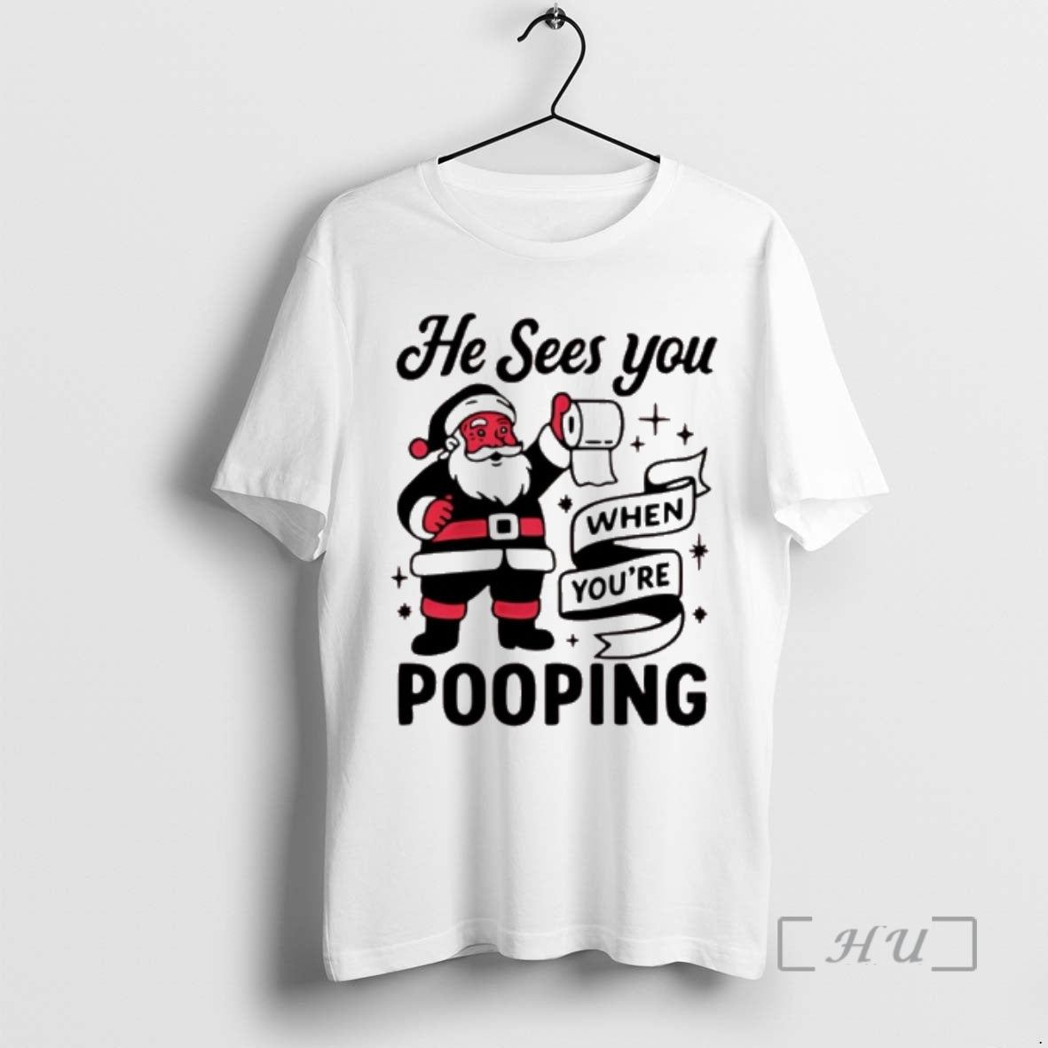 Officials Santa Claus He Sees You When Youre Pooping Christmas