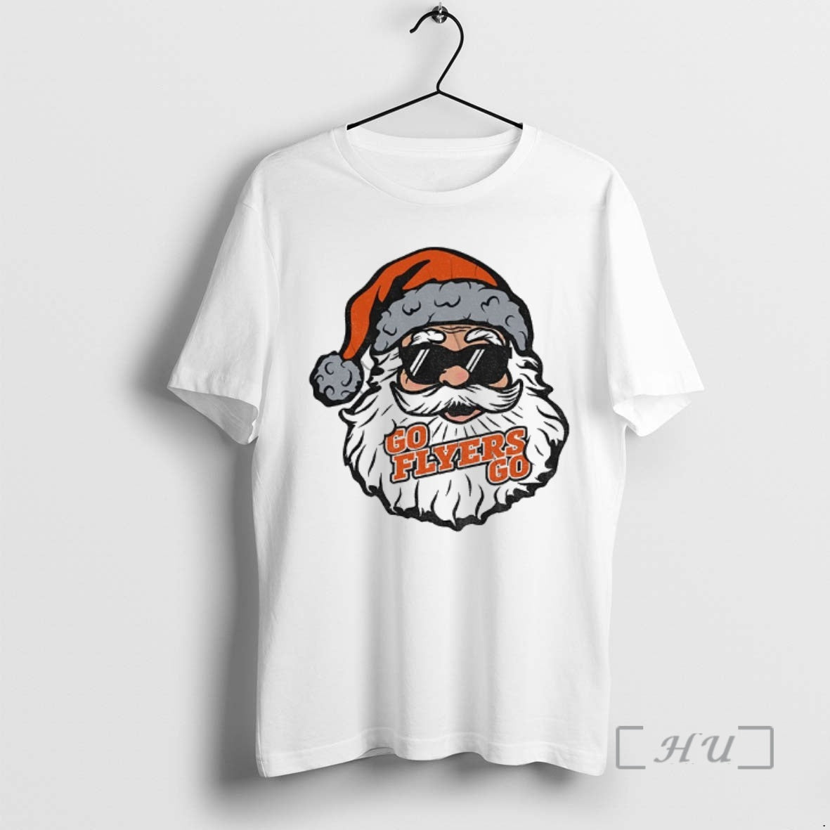 Officials Santa Claus X Philadelphia Flyers Go Flyers Go Hockey 2025 Christmas Premium T Shirts