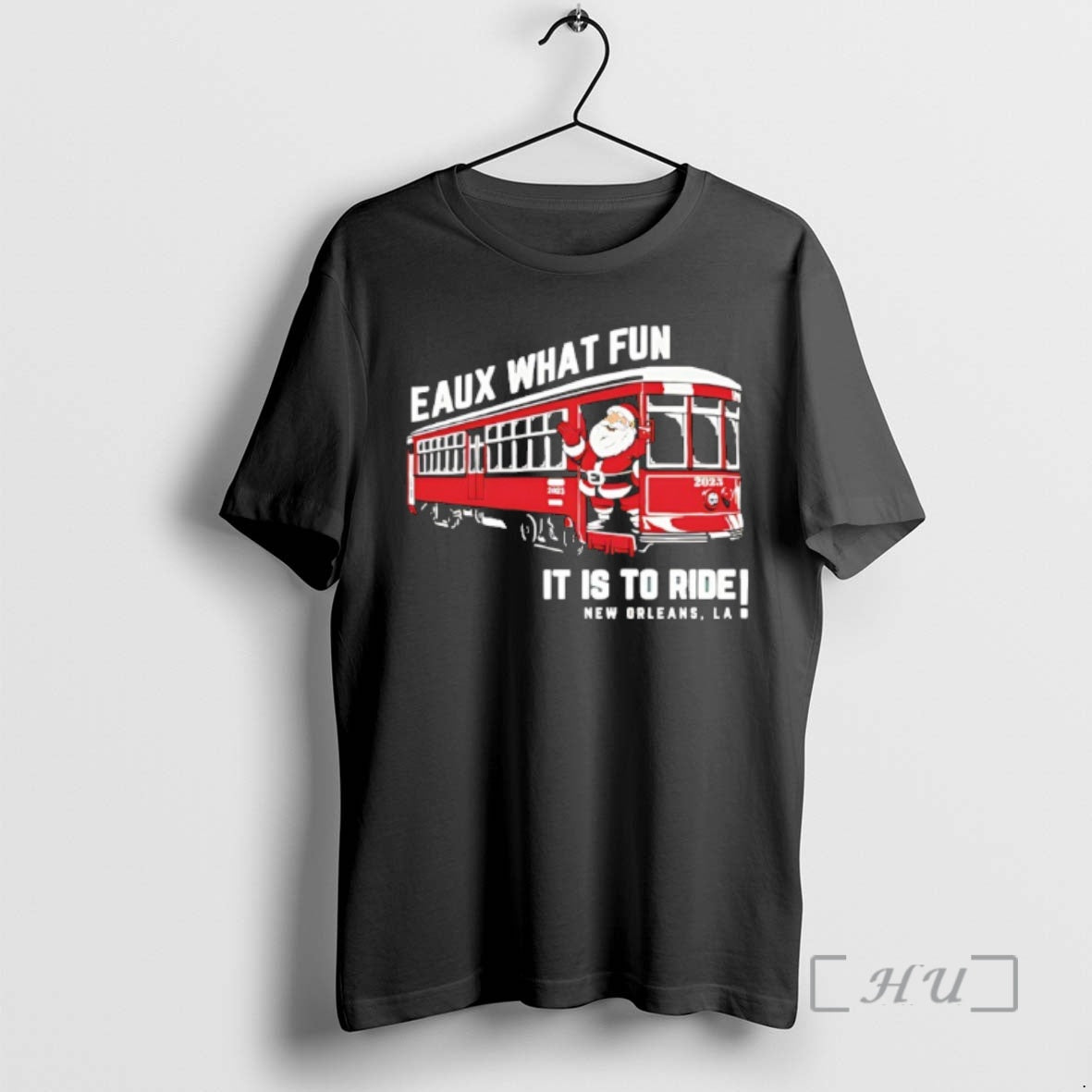 Officials Santa Eaux What Fun It Is To Ride New Orleans La Premium T Shirts