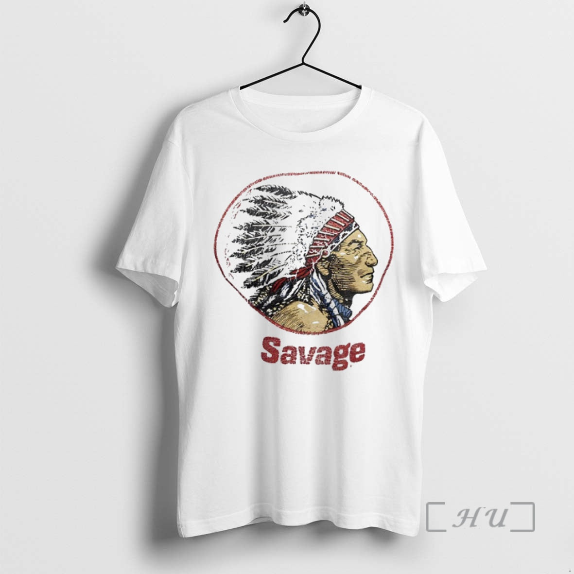 Officials Savage American Indian Chief Native
