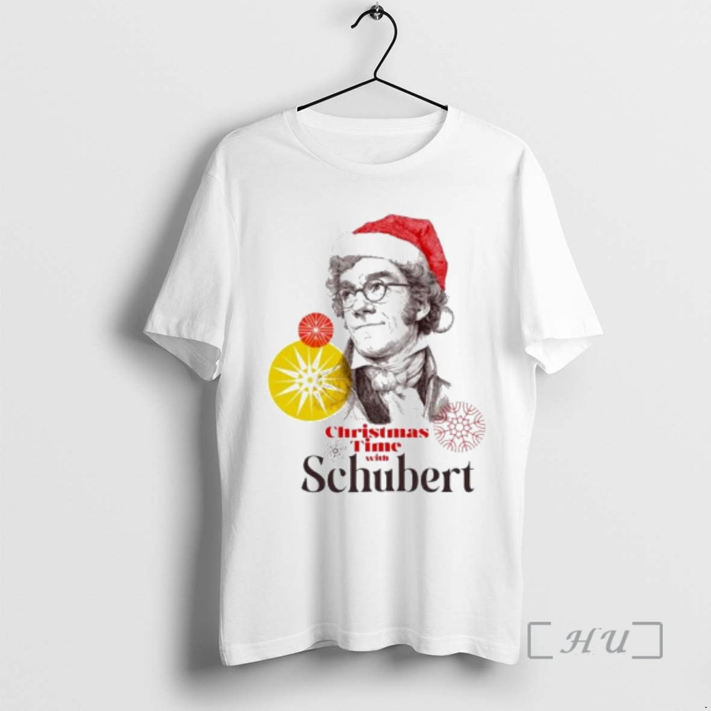Officials Schubert With Santa Hat Christmas Time Ornaments