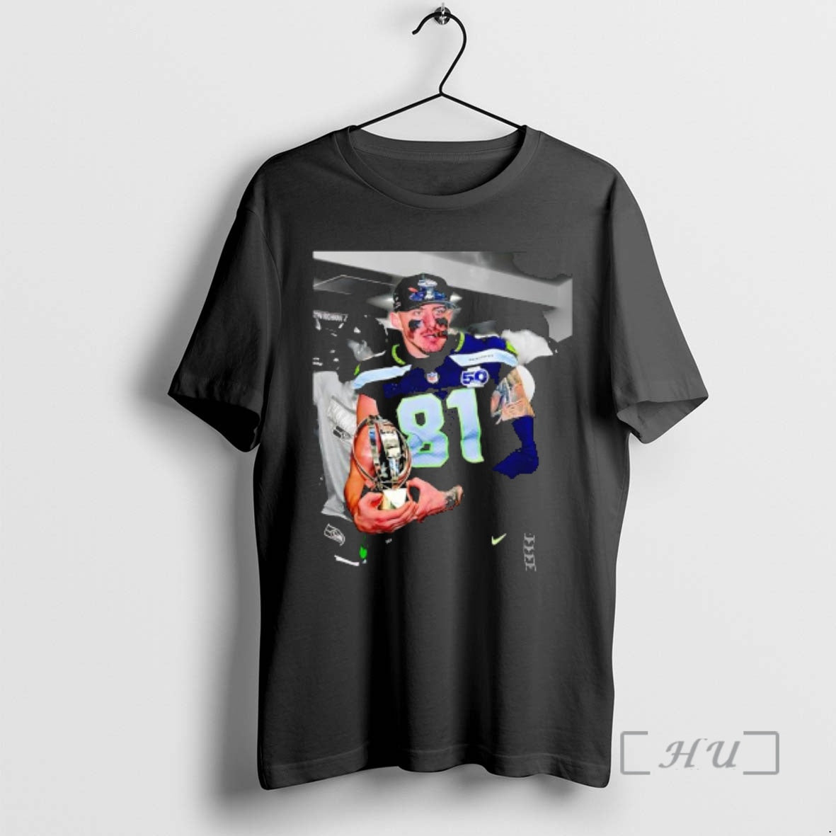 Officials Seahawks Eric Saubert 81 Smoking Graphic