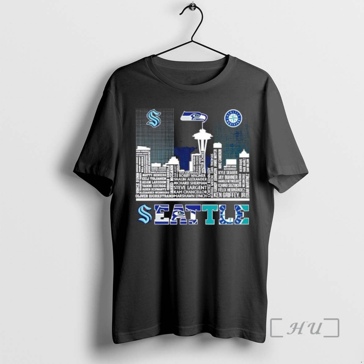 Officials Seattle Sports Kraken Seahawks Mariners All Names City Skyline