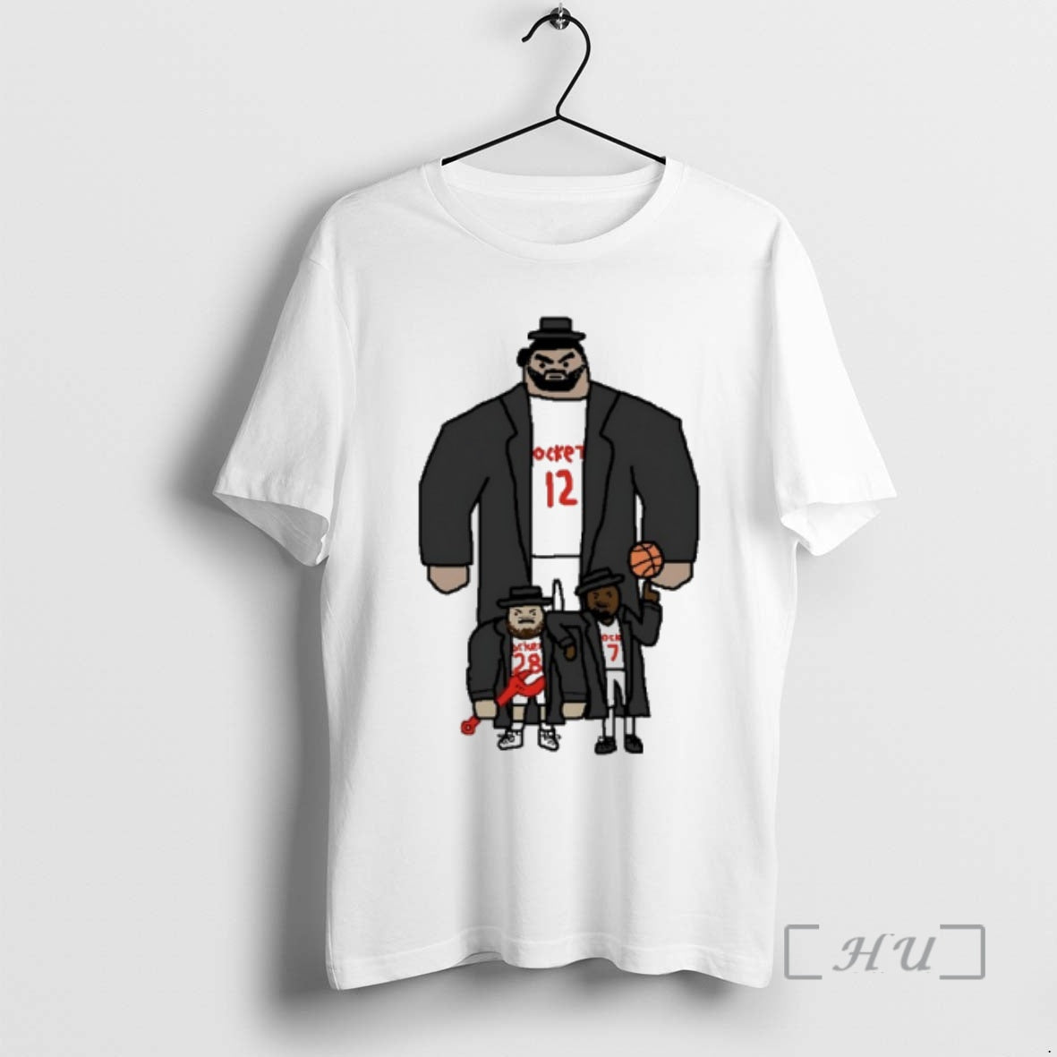 Officials Sen Goon Squad Houston Rockets Basketball Caricature