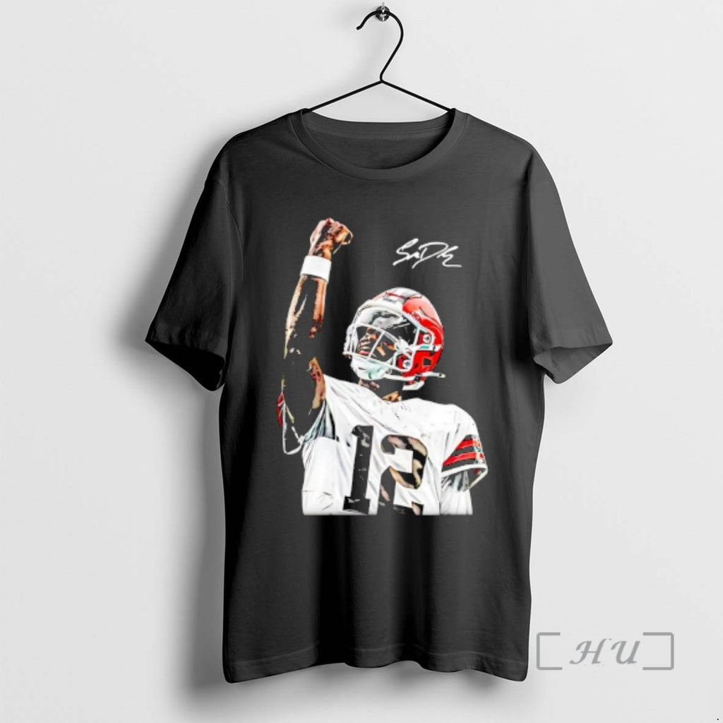 Officials Shedeur Sanders 12 Cleveland Browns Football Signature Portrait