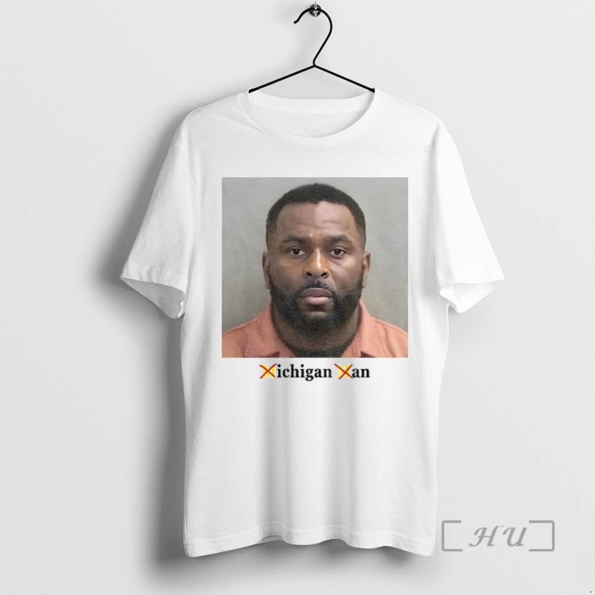 Officials Sherrone Moore Mugshot Michigan Wolverines Coach Vintage