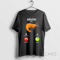 Officials Shrimp Calling Phone Screen Decline Or Accept