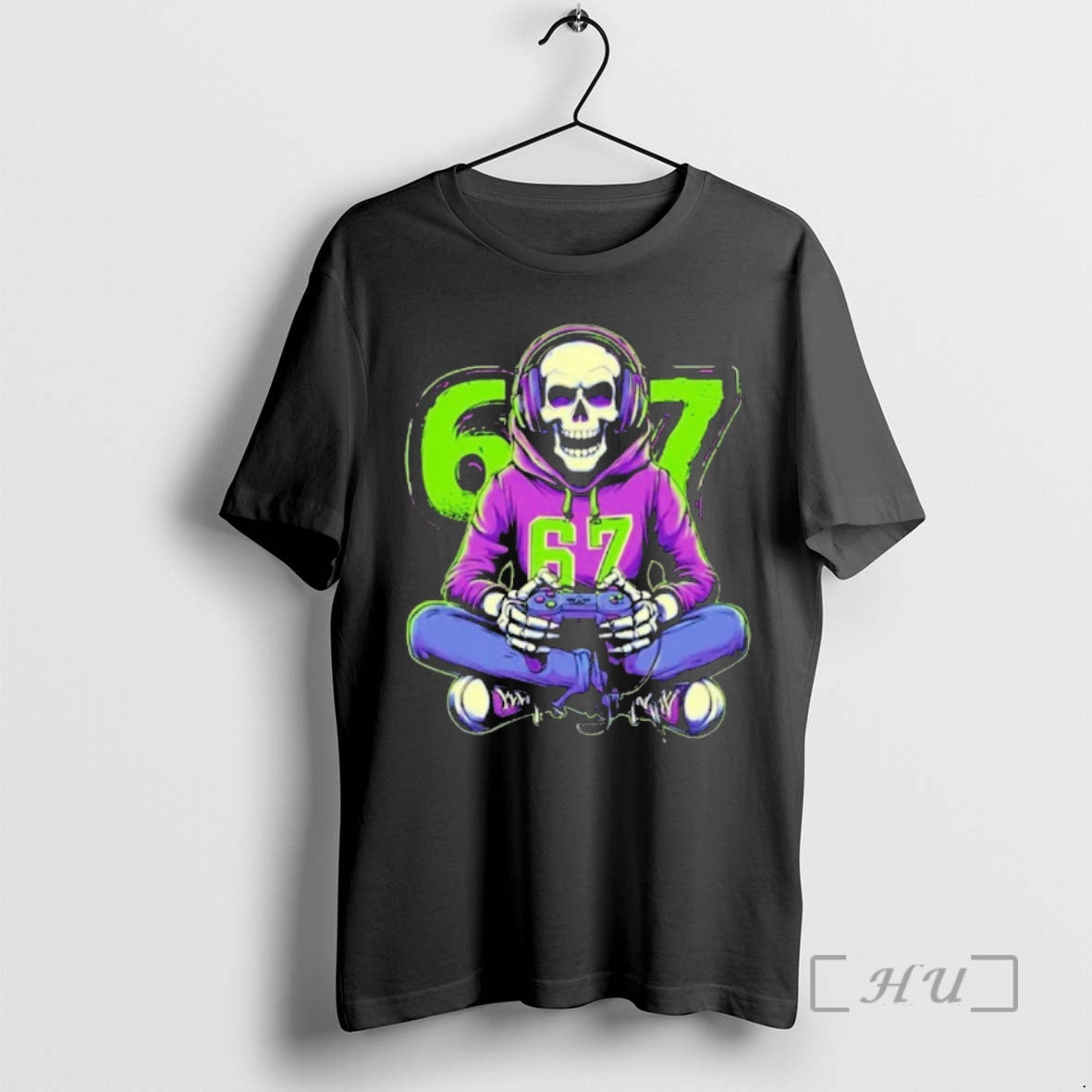 Officials Skeleton 67 Gamer With Retro Controller