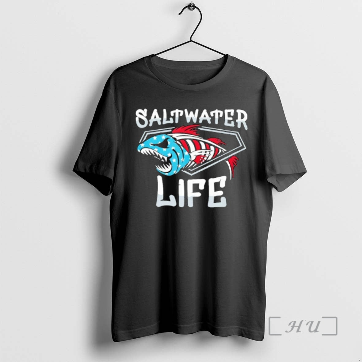Officials Skeleton Fish Saltwater Life 4th Of July Boat