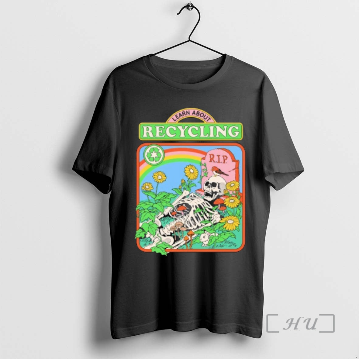 Officials Skeleton Rip Learn About Recycling