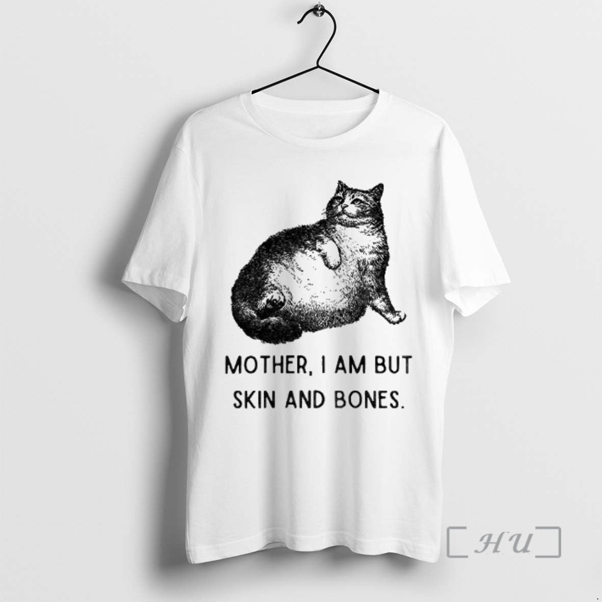 Officials Skin And Bones Cat Mother I Am But Skin And Bones Premium T Shirts
