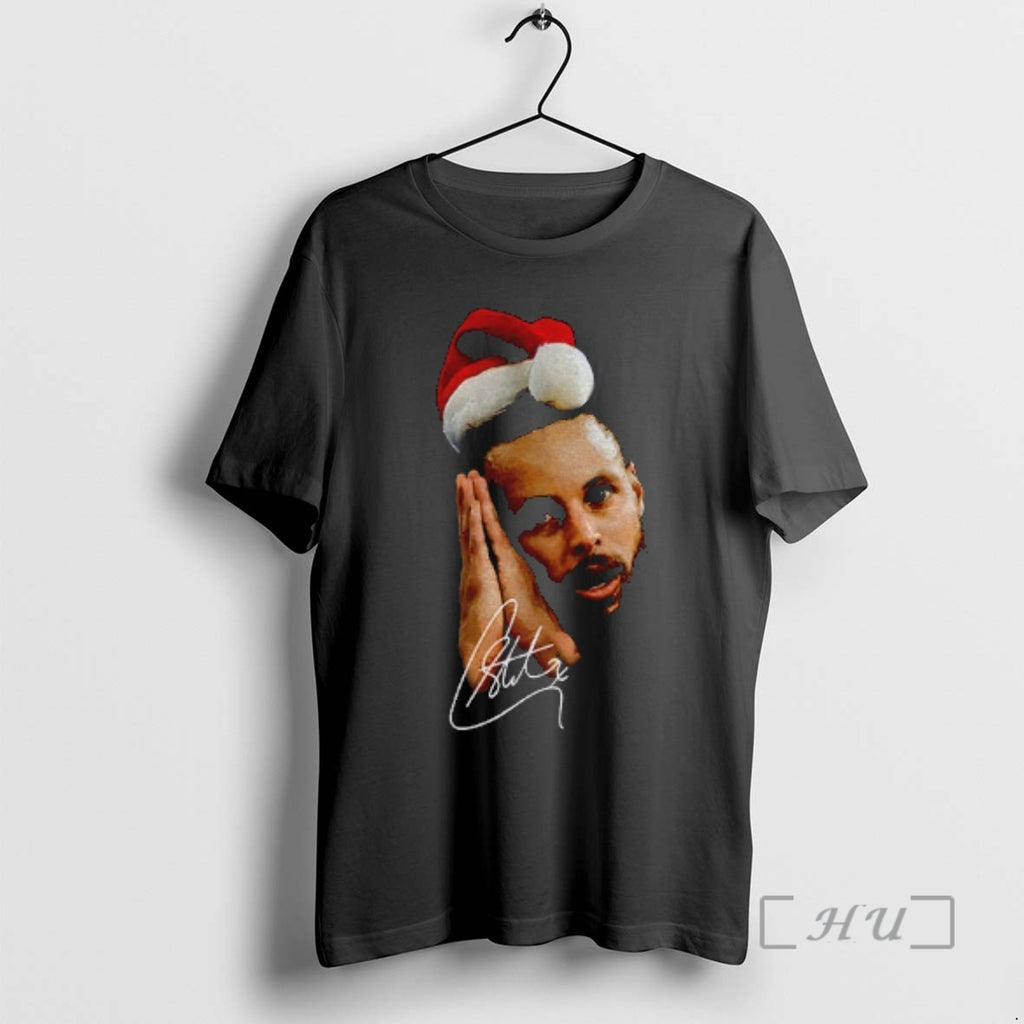 Officials Sleeping Santa Hat Steph Curry Night Night Signature