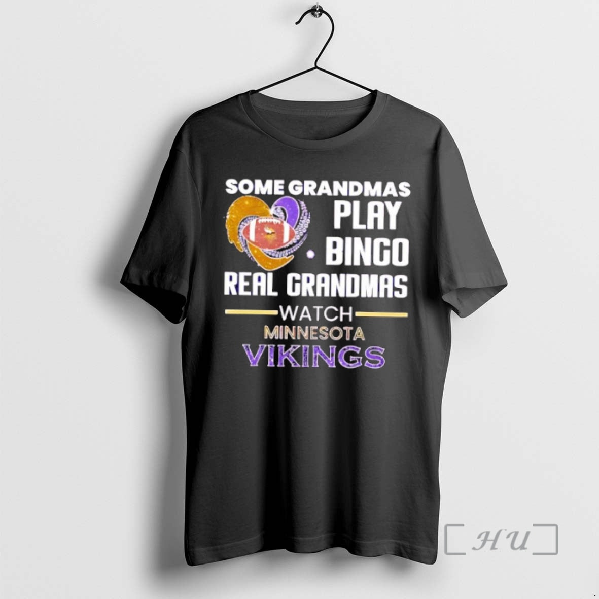 Officials Some Grandmas Play Bingo Real Grandmas Watch Minnesota Vikings 2026 Premium T Shirts Sweater