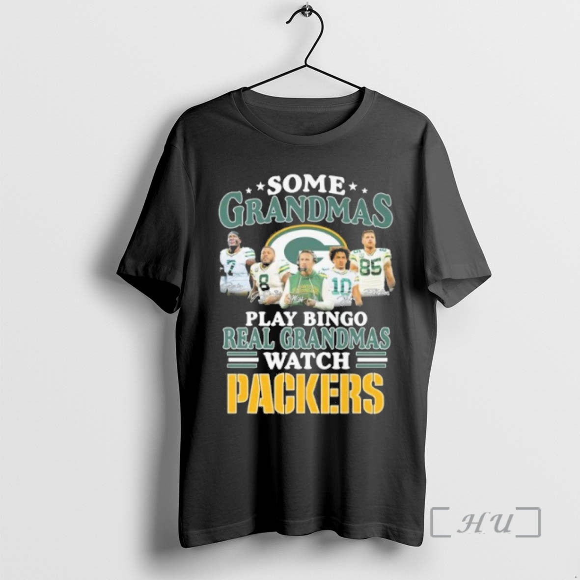 Officials Some Grandmas Team Player Play Bingo Real Grandmas Watch Packers Premium T Shirts Sweater