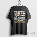 Officials Some Grandmas Play Bingo Real Grandmas Watch Notre Dame Fighting Irish Premium T Shirts