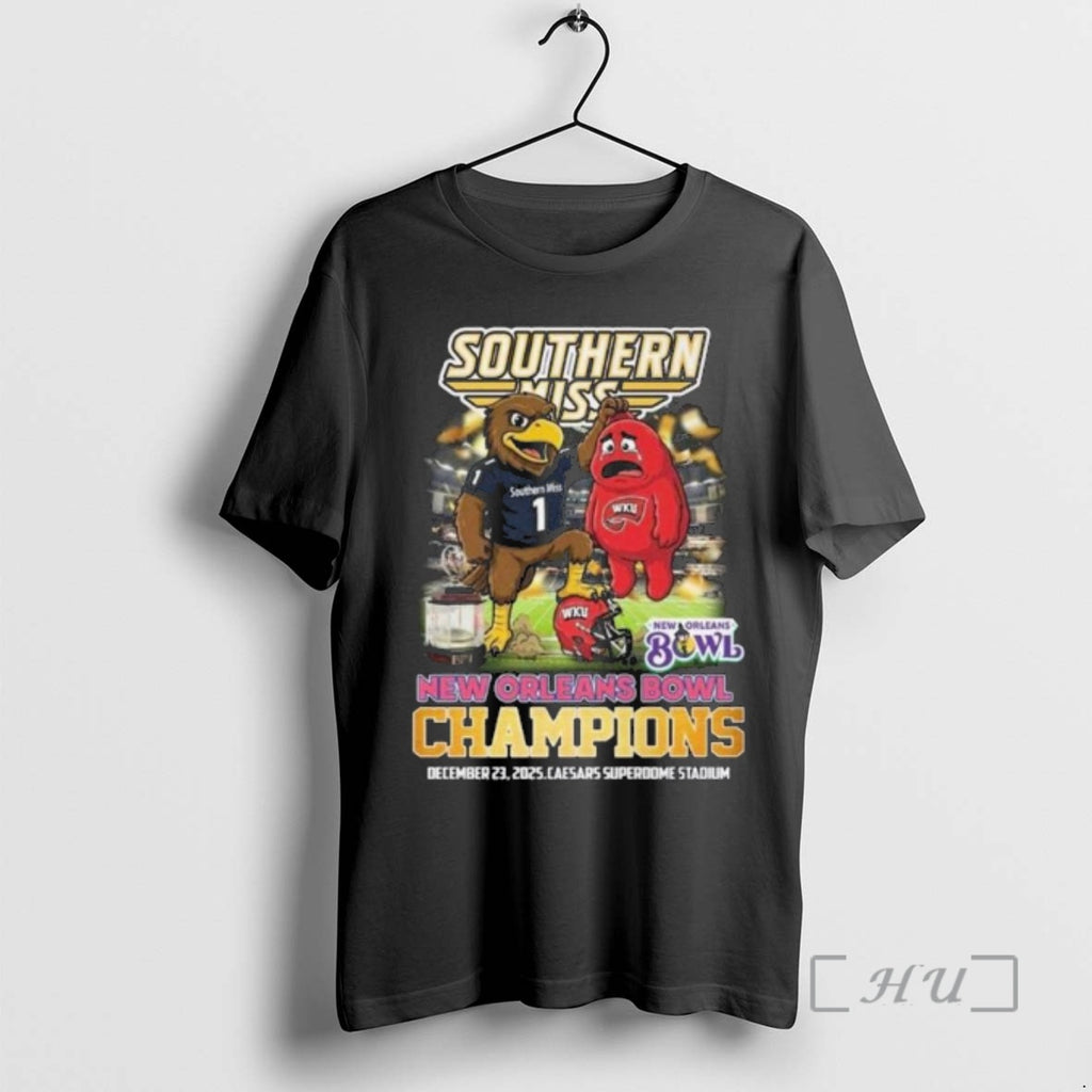 Officials Southern Miss New Orleans Bowl Champions 2025 Mascot