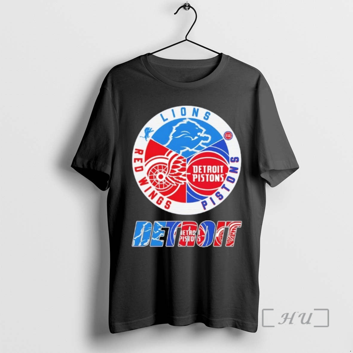 Officials Sports In Detroit Lions Pistons And Red Wings Graphic
