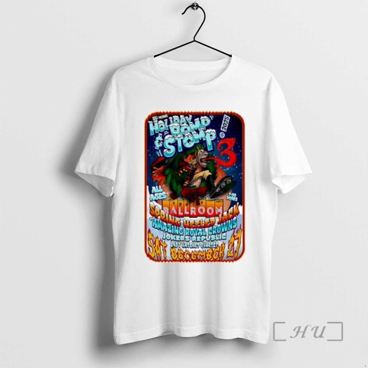 Officials Spring Heeled Jacks Holiday Romp December 27th 2025 Hamden Ct Premium T Shirts Sweater