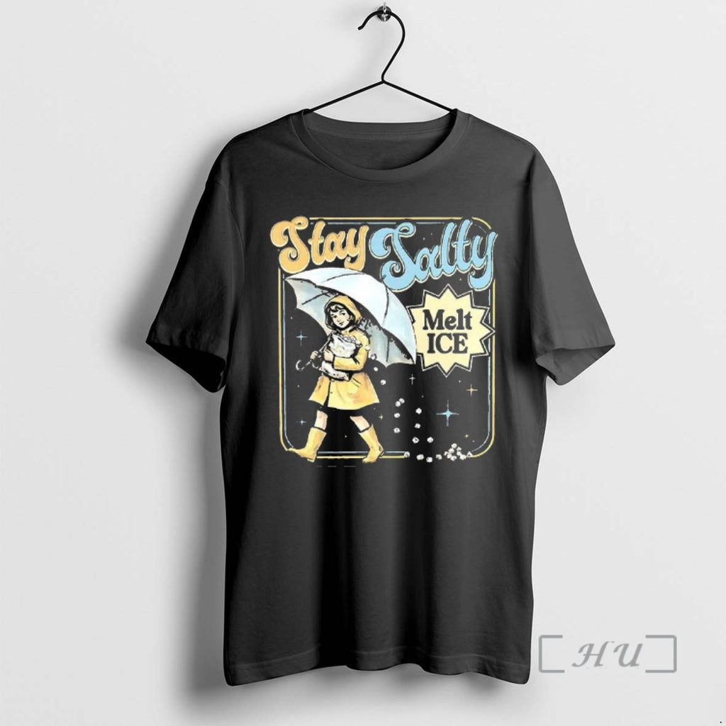 Officials Stay Salty Protest Melt Ice Subtle Anti Ice Vintage Woman Premium T Shirts Sweater