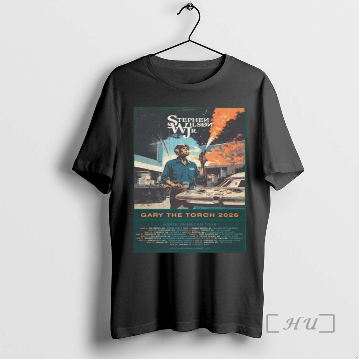 Officials Stephen Wilson Jr Gary The Torch 2026 Tour Schedule Dates Premium T Shirts Sweater