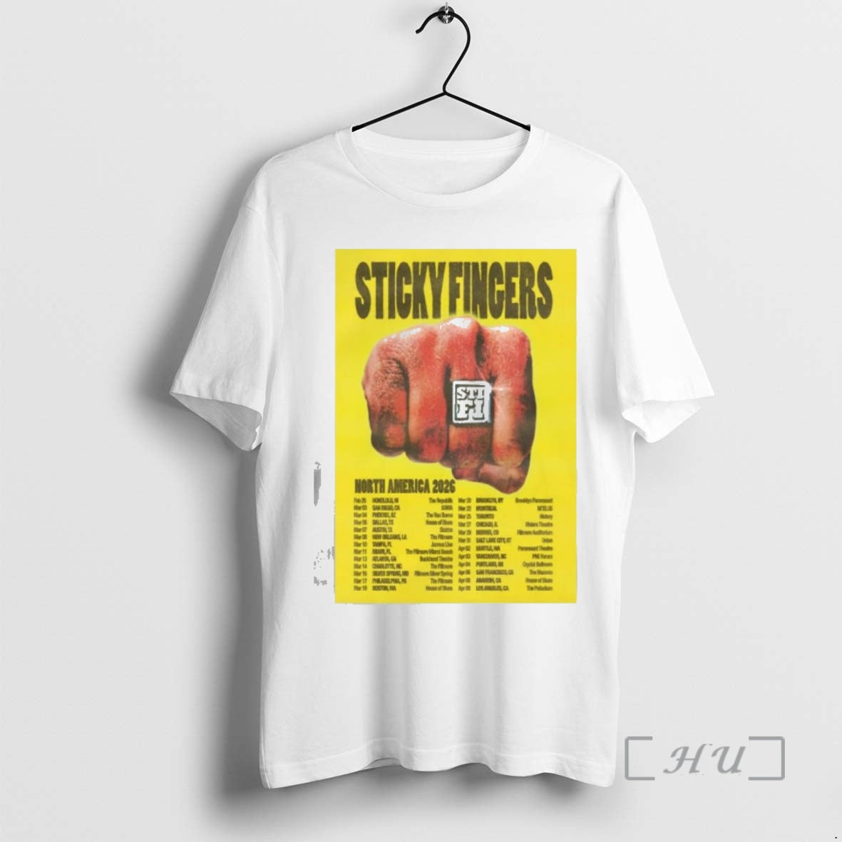 Officials Sticky Fingers North America 2026 Tour