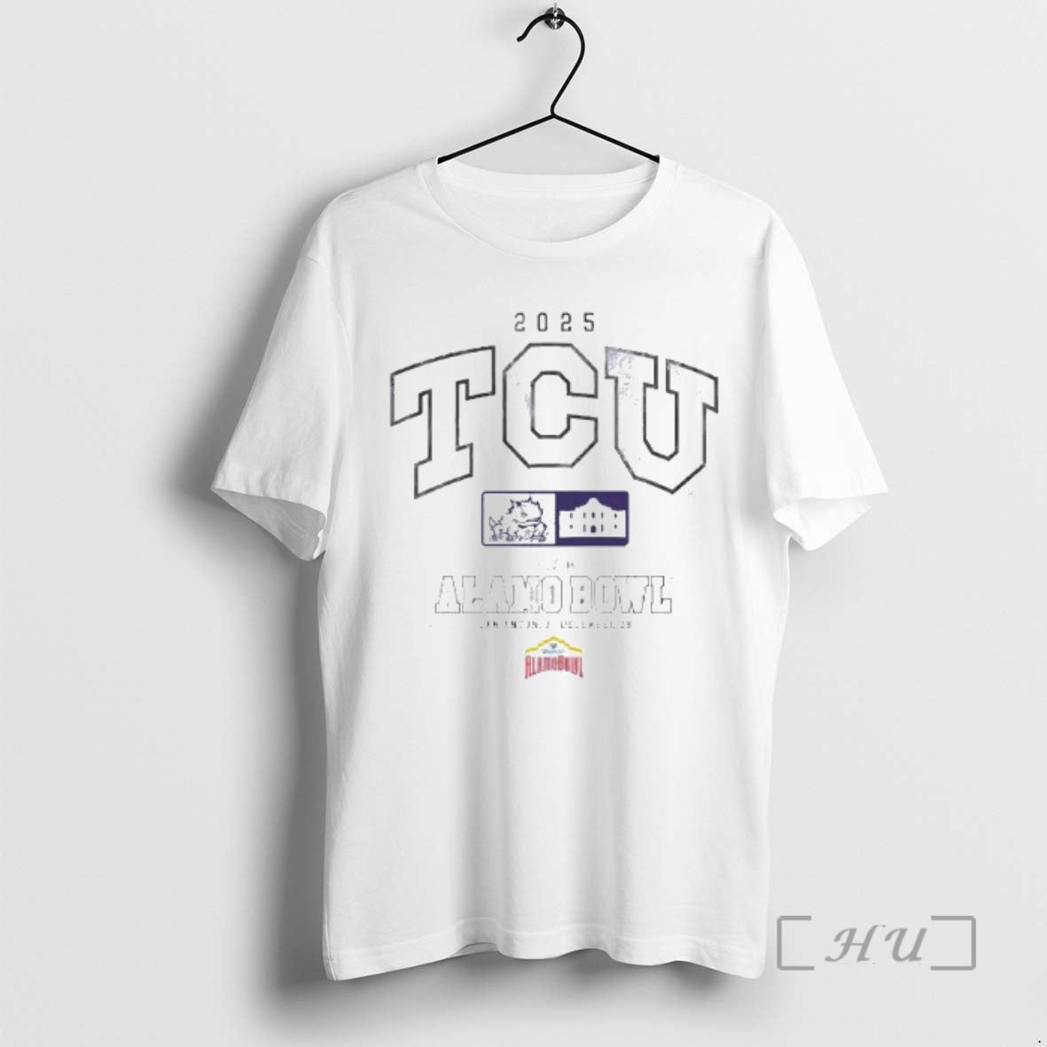 Officials Tcu Horned Frogs 2025 Valero Alamo Bowl Ornaments
