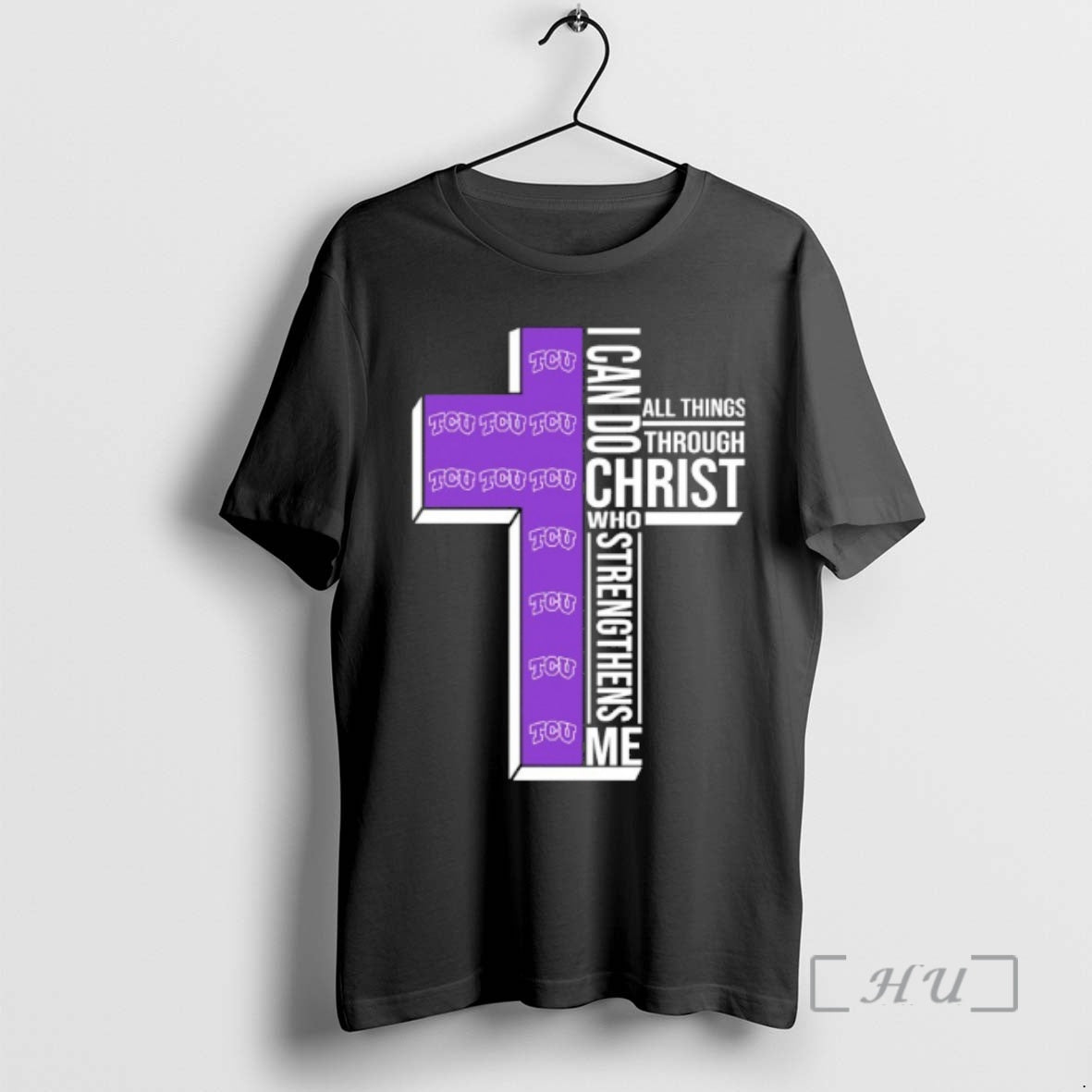 Officials Tcu Horned Frogs Cross I Can Do All Things Through Christ Who Strengthen Me