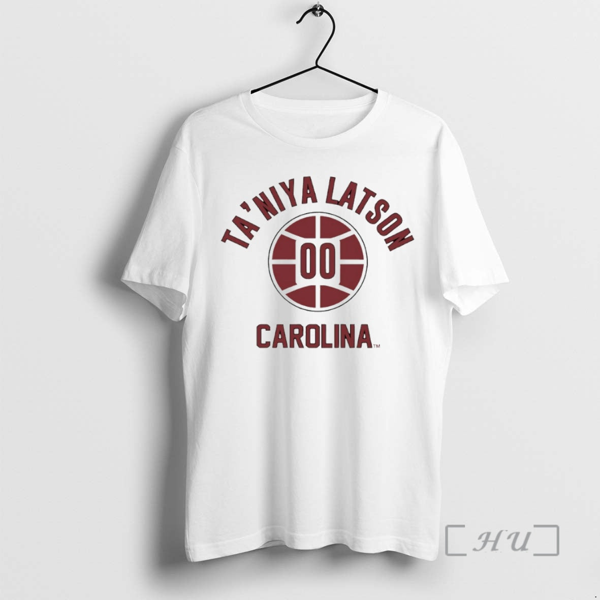 Officials Taniya Latson 00 South Carolina Gamecocks Basketball Name And Number Circle Premium T Shirts