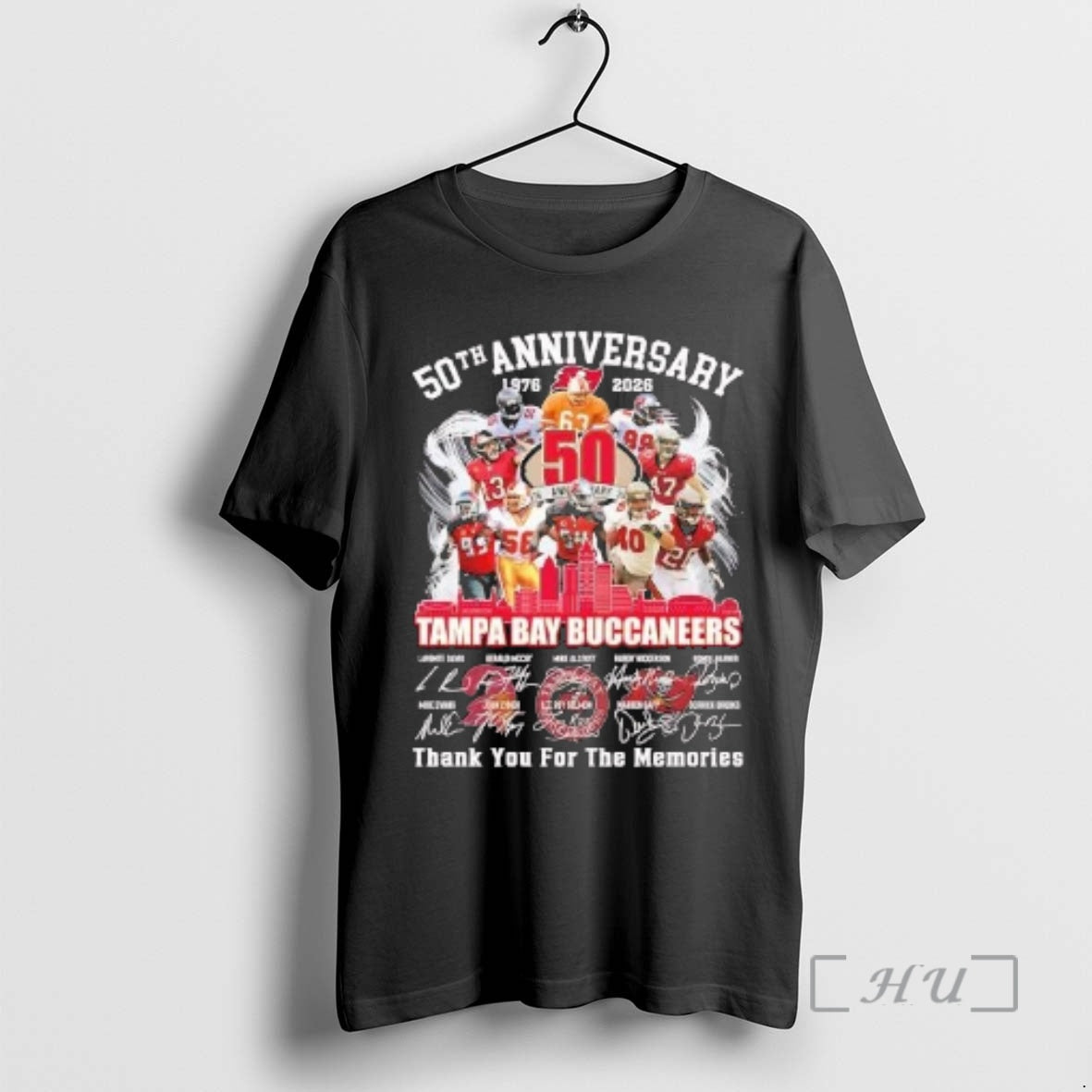 Officials Tampa Bay Buccaneers 50th Anniversary 1976 2026 Signatures
