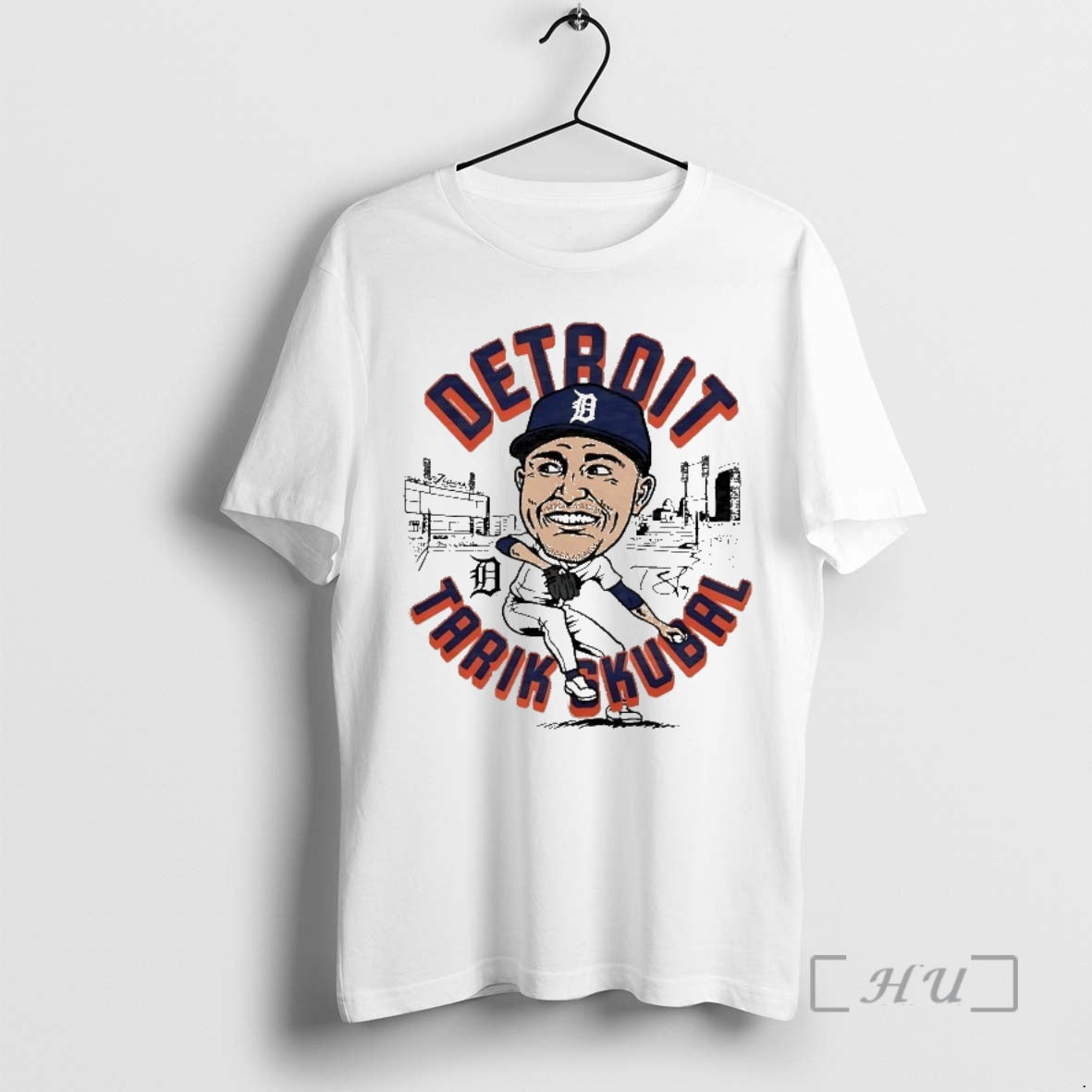 Officials Tarik Skubal Detroit Tigers Superstar Caricature Signature