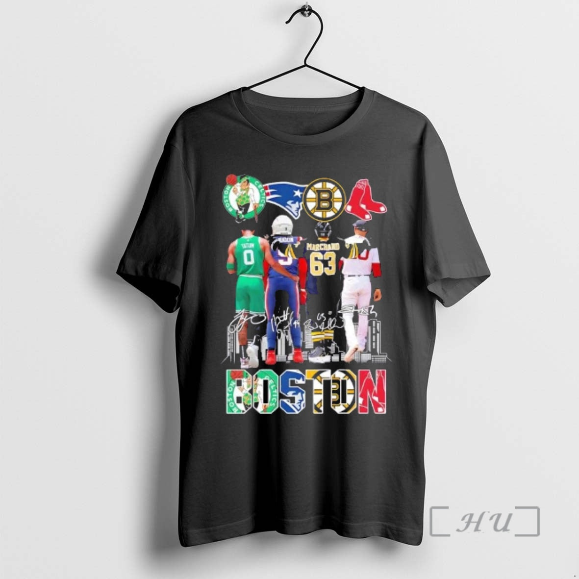 Officials Tatum And Legends Boston City Sports Skyline Signatures