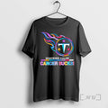 Officials Tennessee Titans Football Whatever Color Cancer Sucks Logo Colors