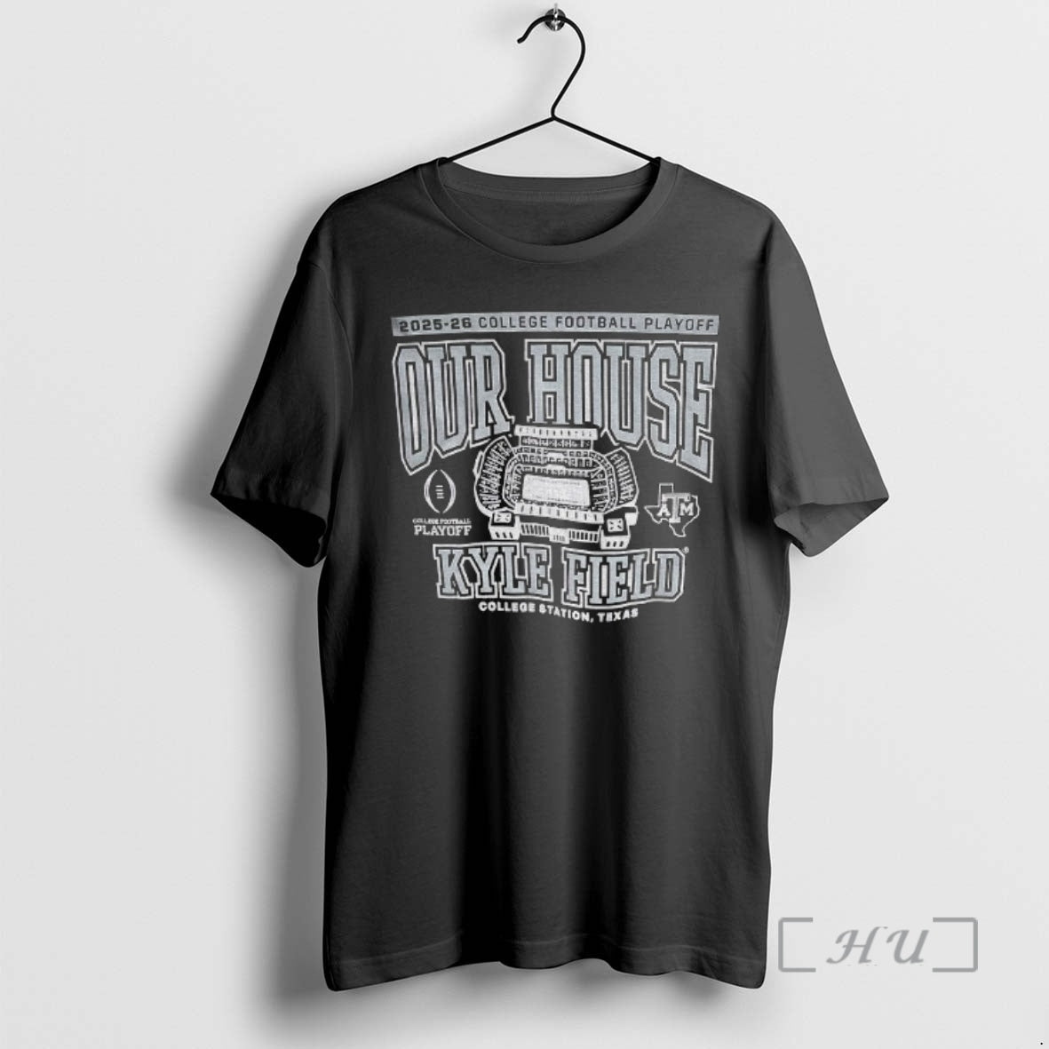 Officials Texas Am Aggies Kyle Field Stadium 2025 2026 College Football Playoff Premium T Shirts