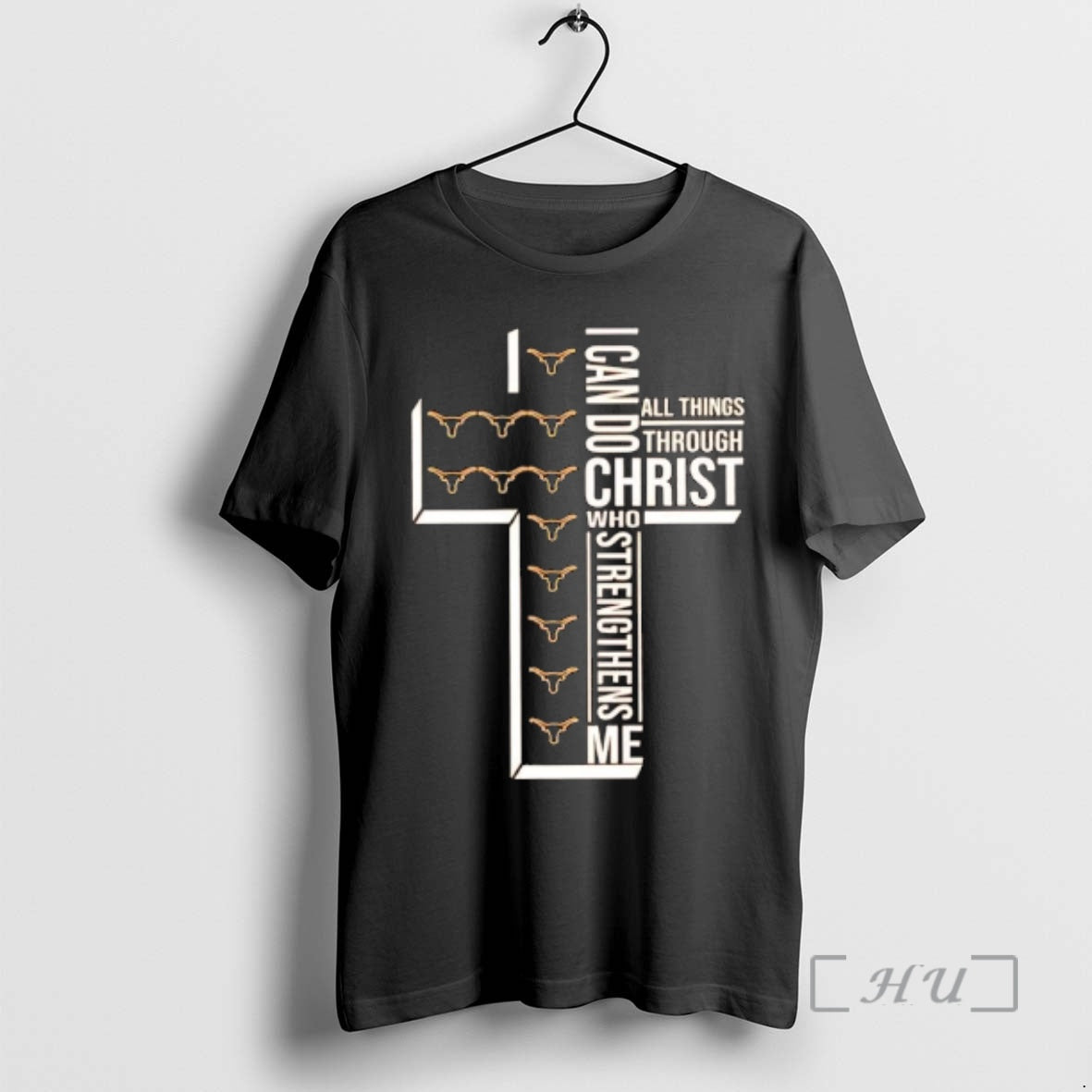 Officials Texas Longhorns I Can Do All Things Through Christ Who Strengthens Me Premium
