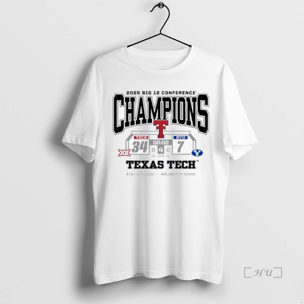 Officials Texas Tech Big 12 Champs 37 7 Byu Score
