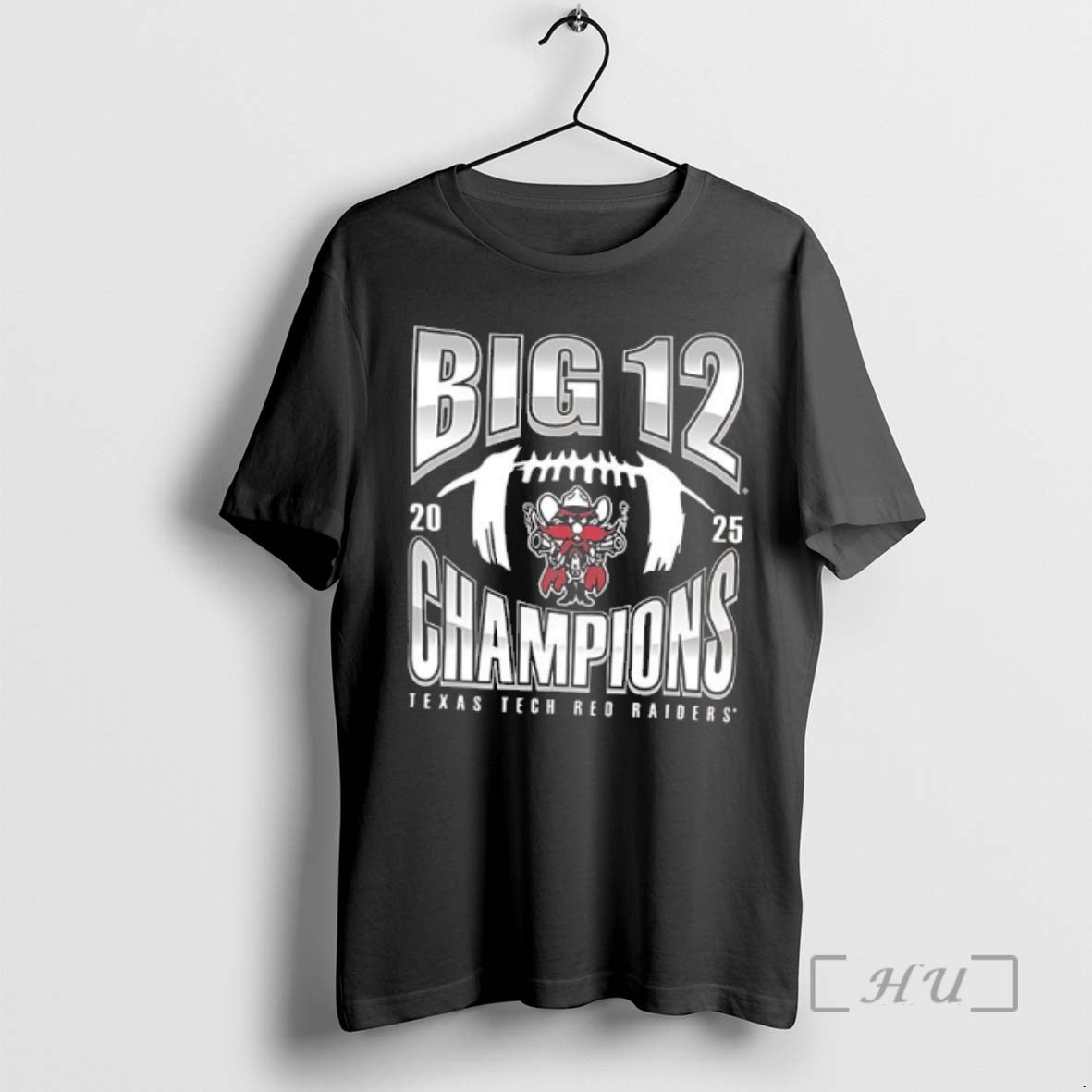 Officials Texas Tech Red Raiders 2025 Big 12 Champions Number One Football 2 Sided Premium