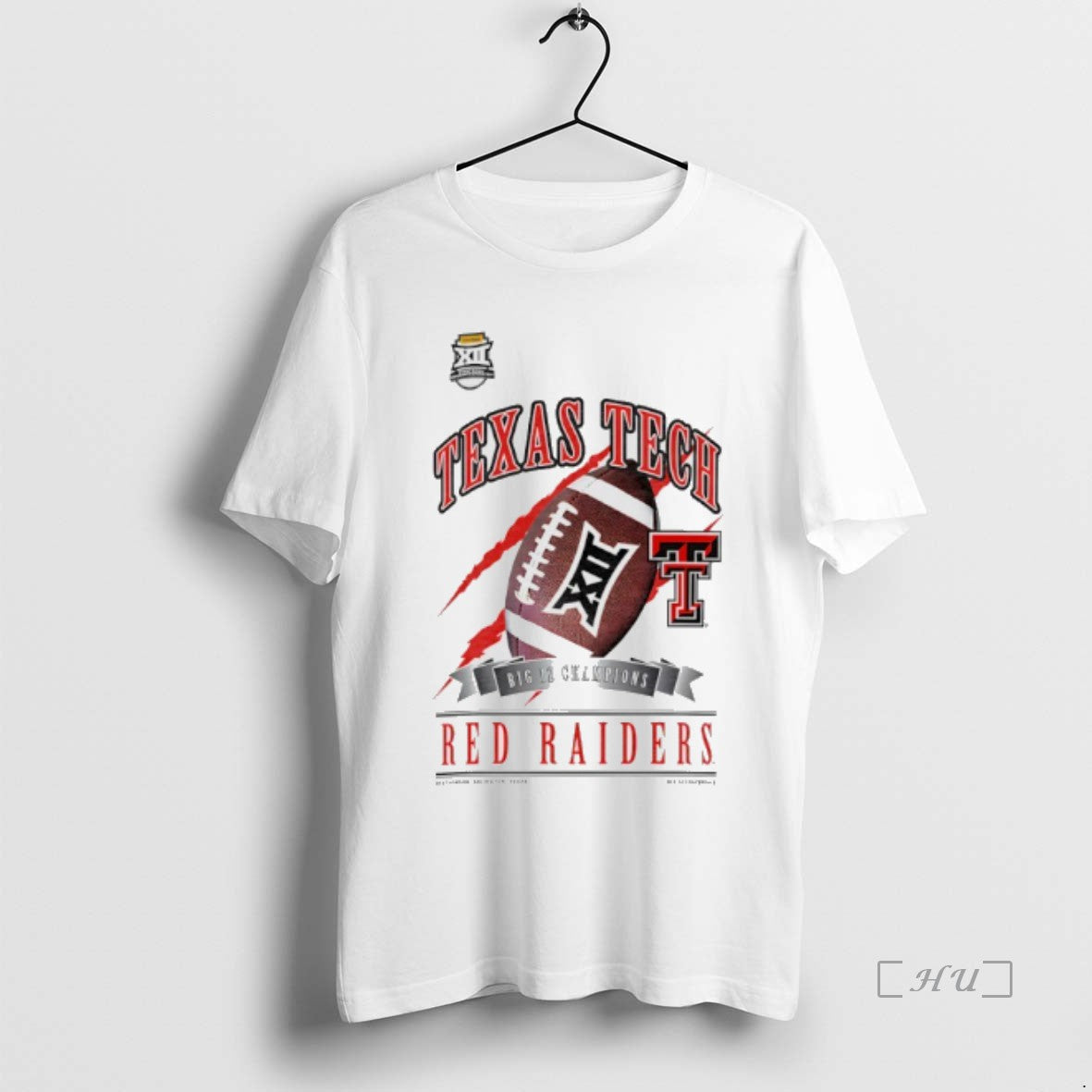 Officials Texas Tech Red Raiders 2025 Big 12 Football Champions Locker Room Premium T Shirts
