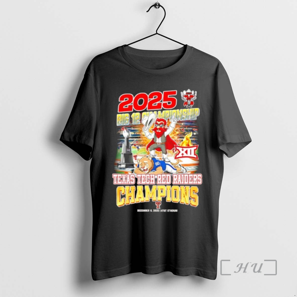 Officials Texas Tech Red Raiders 2025 Big Ten Champions Mascot