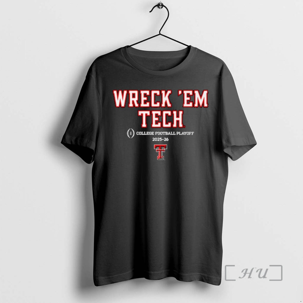Officials Texas Tech Red Raiders 2025 Cfb Playoff Slogan Wreck Em Tech Ornaments Premium