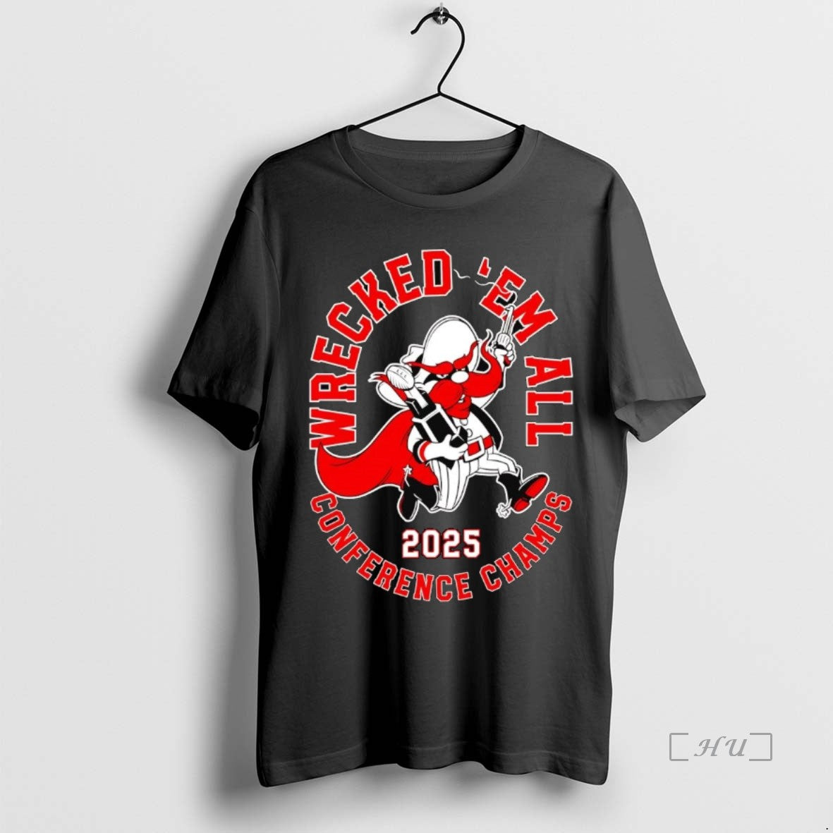Officials Texas Tech Red Raiders 2025 Conference Champs Wrecked Em All Premium T Shirts Sweater