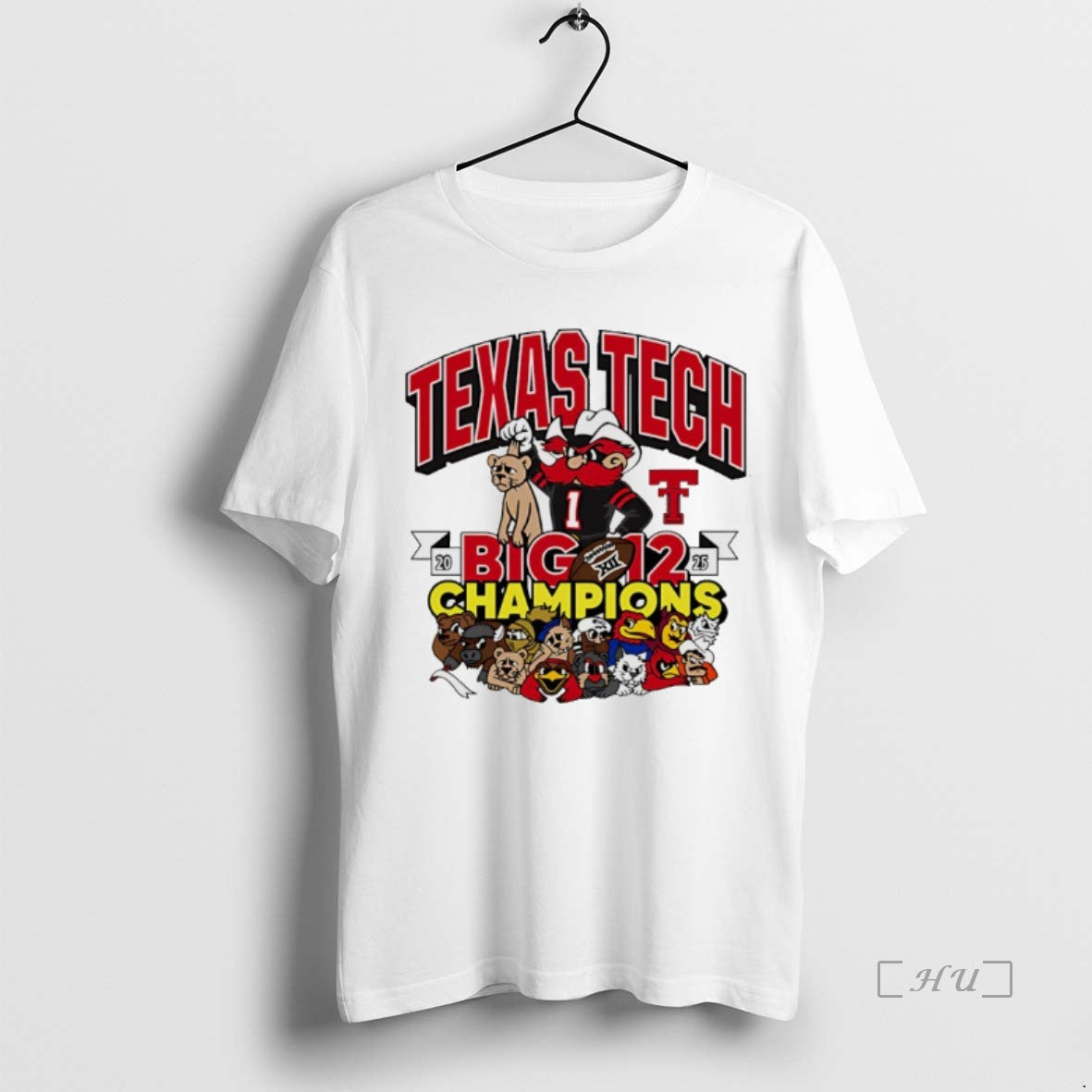 Officials Texas Tech Red Raiders Big 12 Conference Champions 2025 Crushed It Mascot Premium