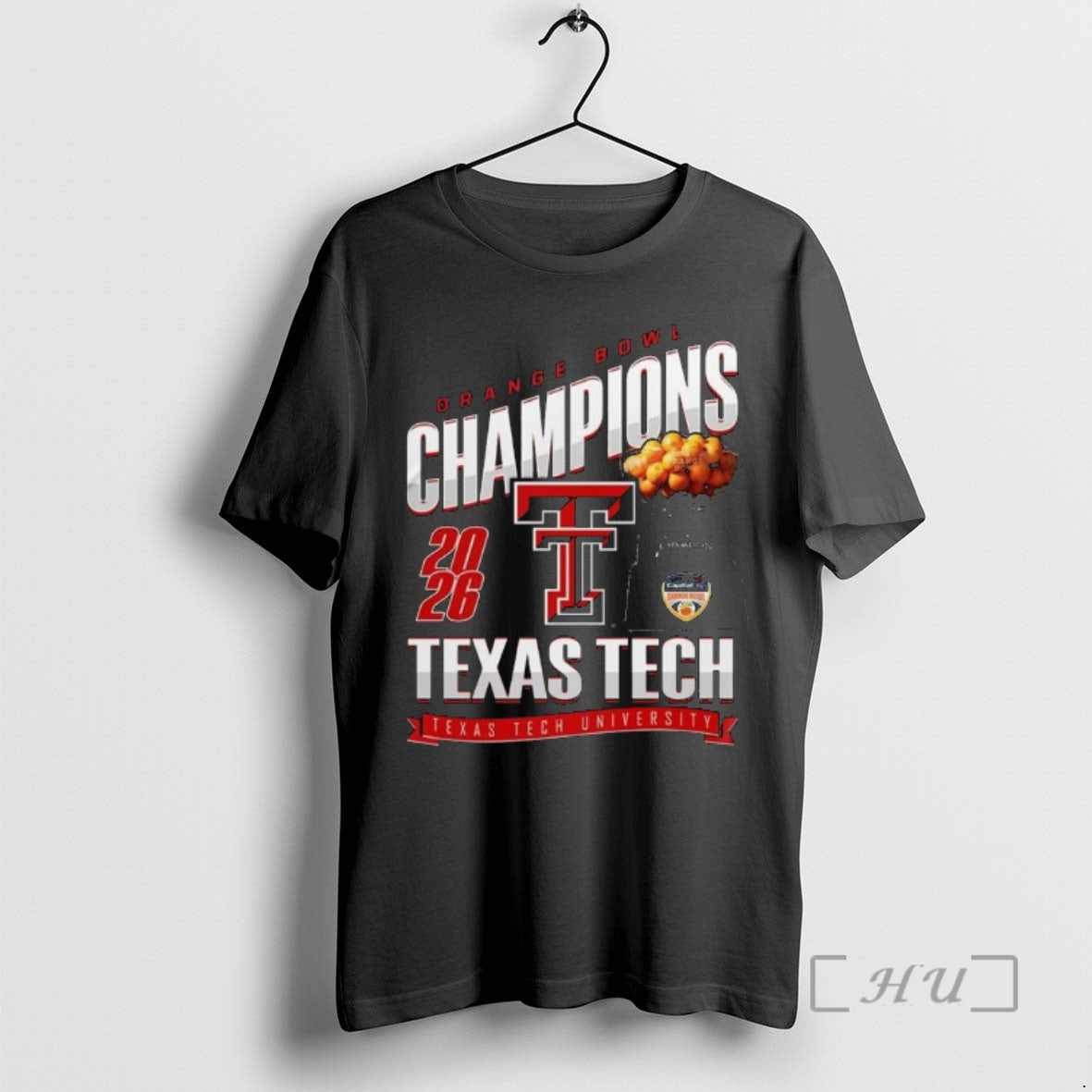 Officials Texas Tech Red Raiders Orange Bowl Champions Trophy 2026