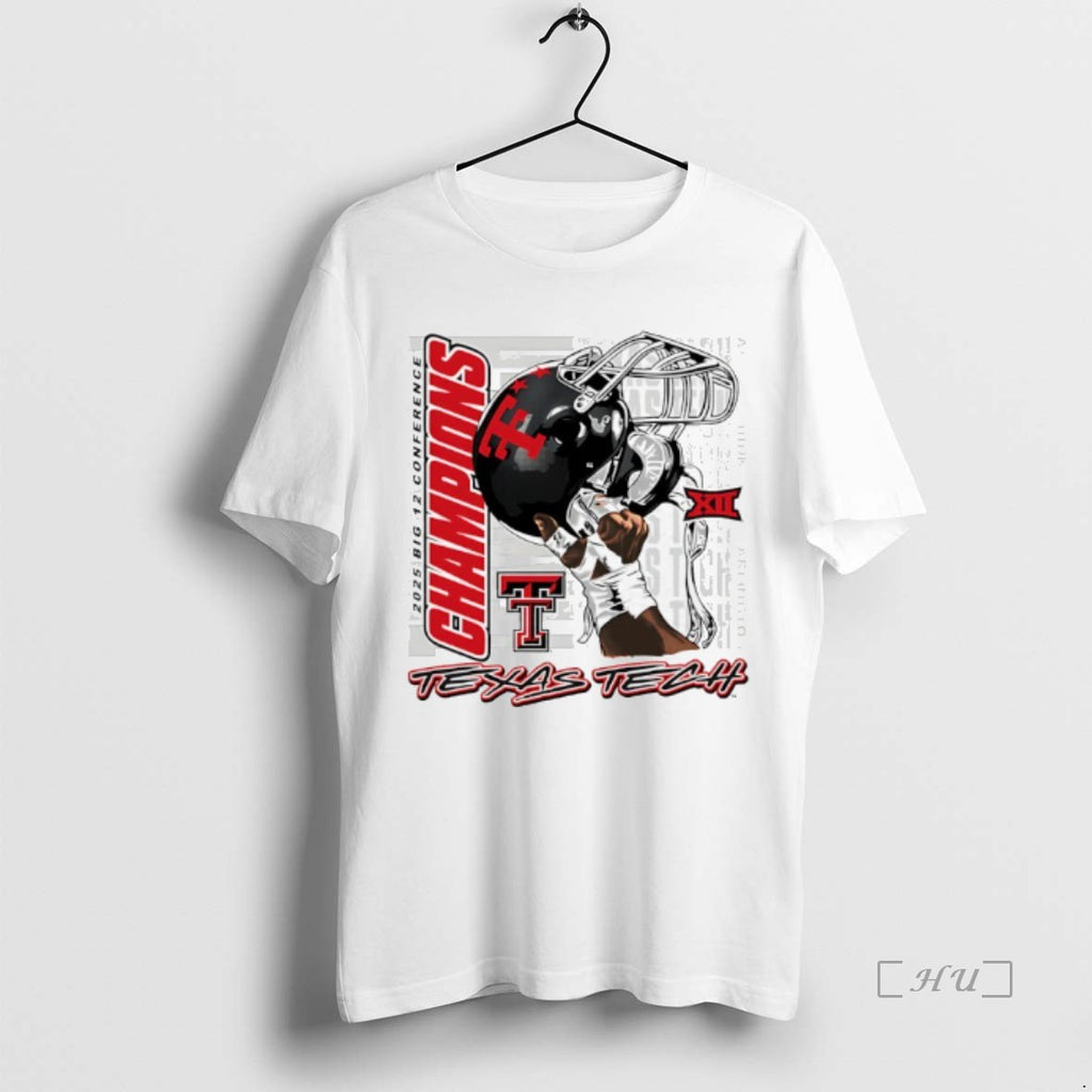 Officials Texas Tech Red Raiders Football 2025 Big 12 Conference Champions Premium T Shirts Sweater