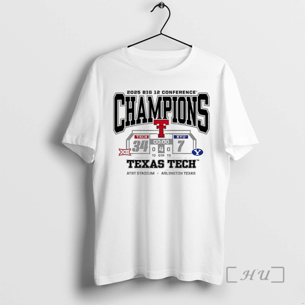 Officials Texas Tech Red Raiders Vs Byu Big 12 Conference 2025 2026 Premium T Shirts