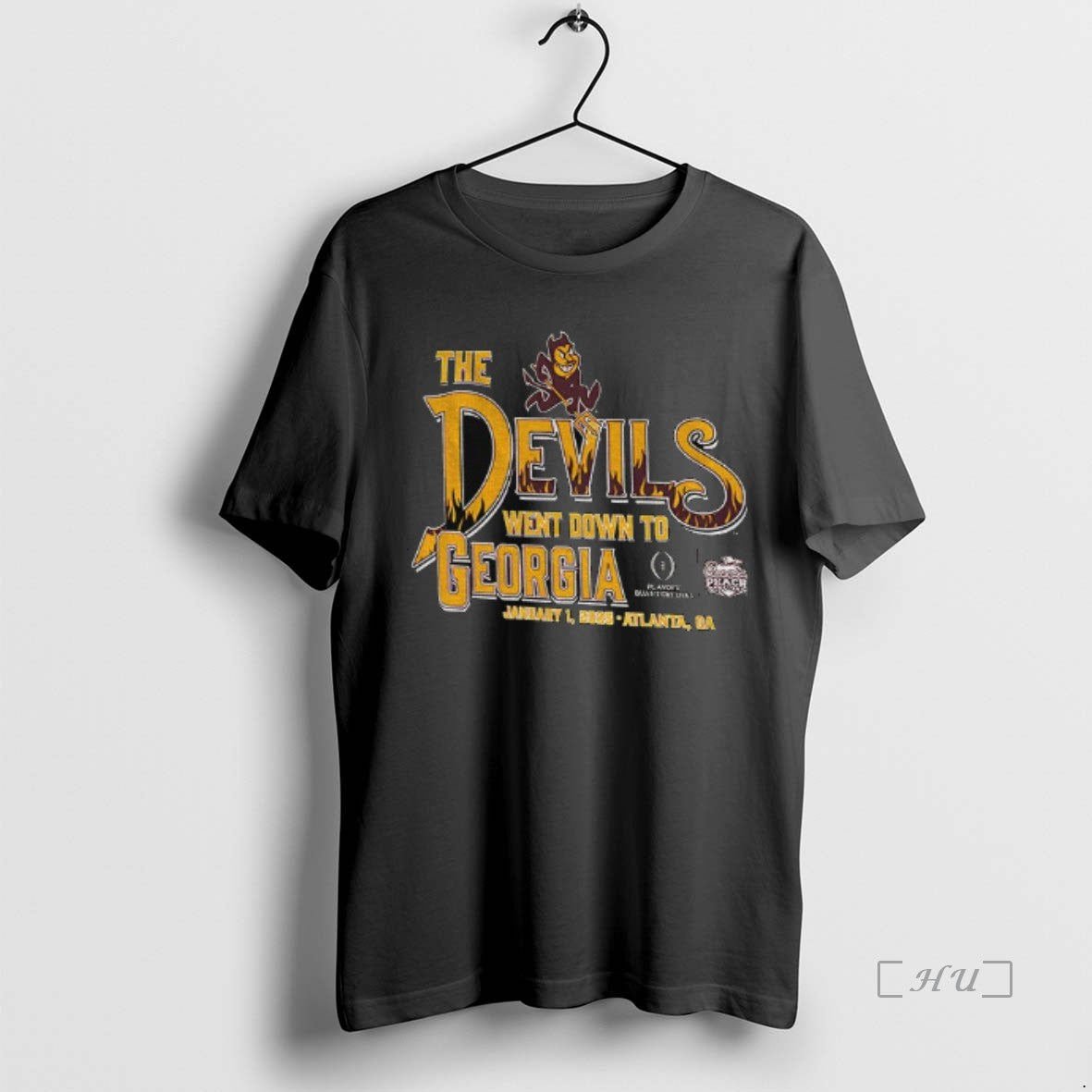Officials The Arizona State Sun Devils Went Down To Georgia Jan 1 Premium T Shirts