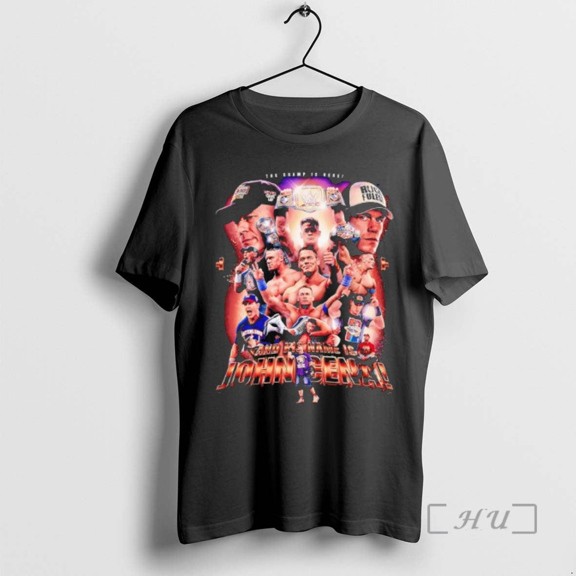 Officials The Champ Is Here And His Name Is John Cena Graphic Premium T Shirts