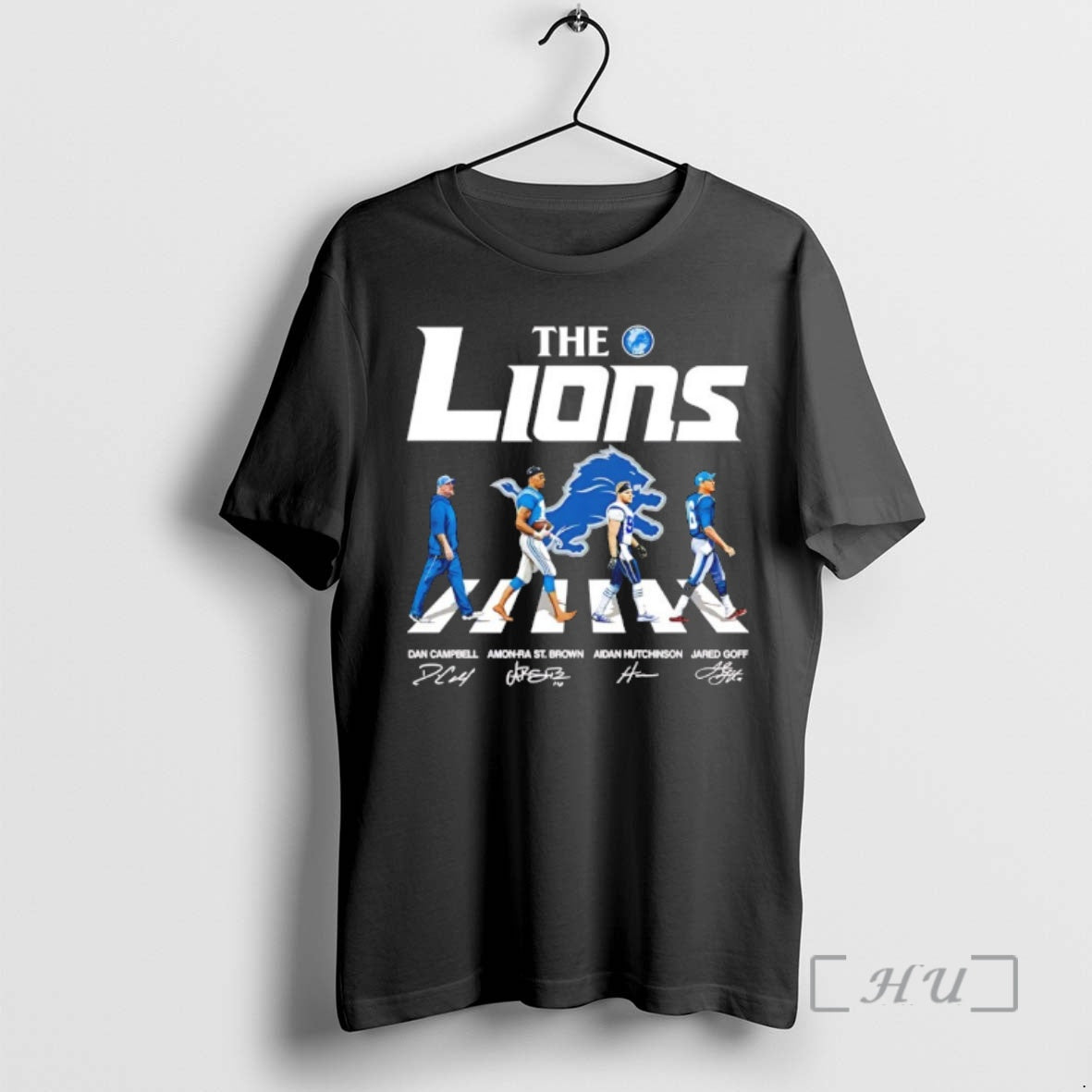 Officials The Detroit Lions Player Walking Autographed